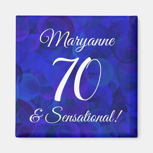 Aimant Royal Blue 70 & Sensational Birthday Party (Devant)