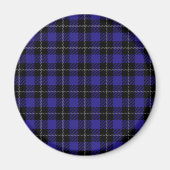 Aimant Royal Blue Black Plaid (Devant)