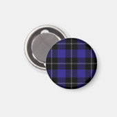 Aimant Royal Blue Black Plaid (Recto/Verso)