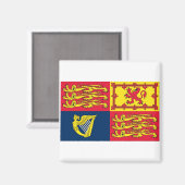 Aimant Royal Standard anglais (Recto/Verso)