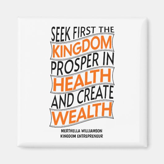 Aimant Royaume Entrepreneur Christian (Devant)