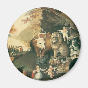 Aimant Royaume Pacifique par Edward Hicks Art Populaire V