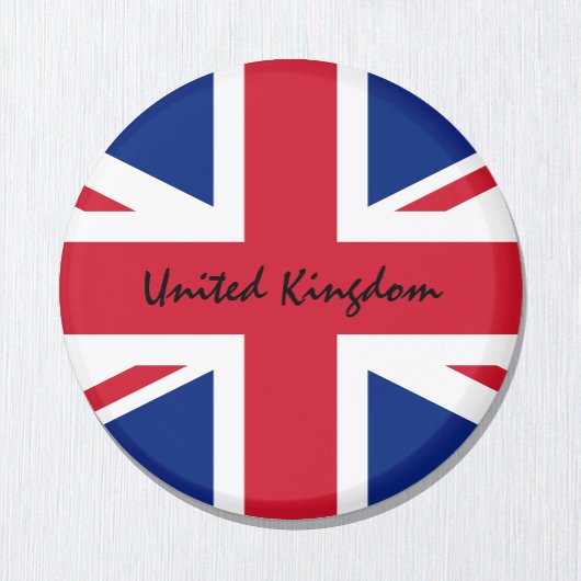 Aimant Royaume-Uni, British Flag - fans de voyages/sports