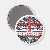 Aimant Royaume-Uni de l'Afrique du Sud (Recto/Verso)