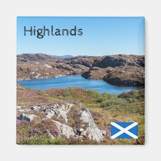 Aimant Royaume-Uni, Écosse - Paysage des Highlands écossa (Devant)
