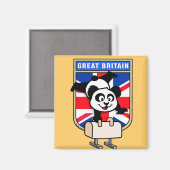 Aimant Royaume-Uni Pommel Horse Panda (Recto/Verso)