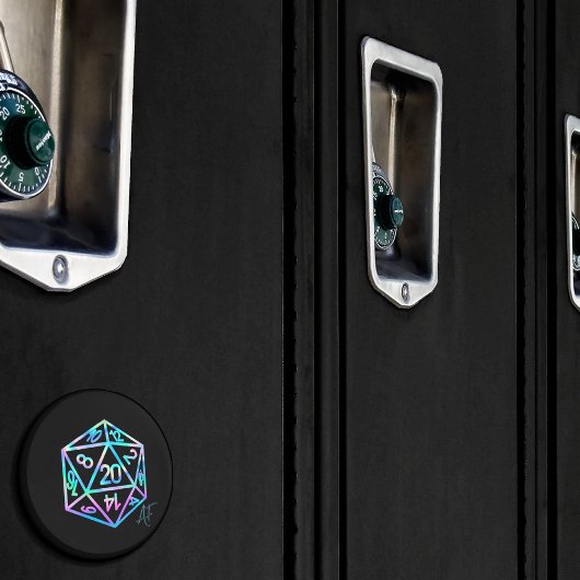 Aimant RPG Crit AF | Holo Retro PnP Tabletop Gamer Dice