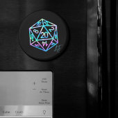 Aimant RPG Crit AF | Holo Retro PnP Tabletop Gamer Dice