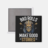 Aimant Rpg Gaming Role Playing D20 Tabletop Games Funny R (Recto/Verso)