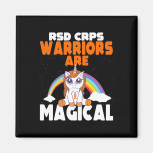 Aimant RSD CRPS Sensibilisation Orange Ribbon Cute Magiqu