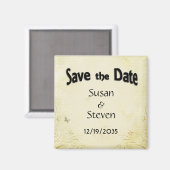 Aimant RSVP Mariage Papillon Vintage (Recto/Verso)