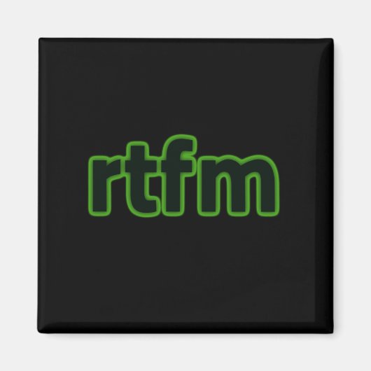 Aimant rtfm (Devant)