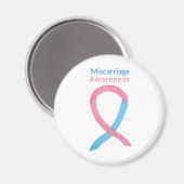 Aimant Ruban d'art personnalisé de sensibilisation aux er (Recto/Verso)