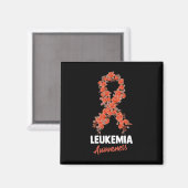 Aimant Ruban de sensibilisation à la leucémie 2 (Recto/Verso)