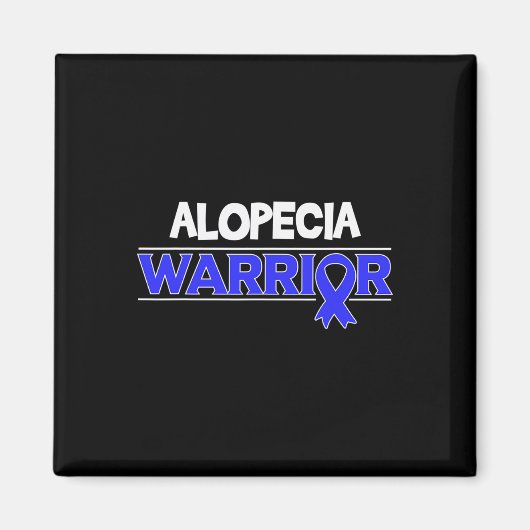 Aimant Ruban de sensibilisation à la perte de cheveux de  (Devant)