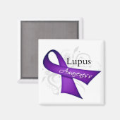 Aimant Ruban de sensibilisation Lupus (Recto/Verso)