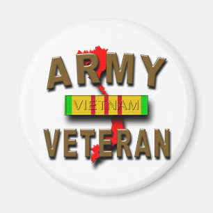 Aimant Ruban de service de combattant de Vietnam, ARMÉE