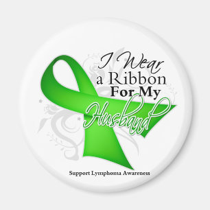 Aimant Ruban de vert de chaux de mari - lymphome