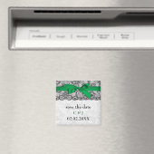 Aimant Ruban en dentelle de Faux vert émeraude enregistre (In Situ (Lave-vaisselle))