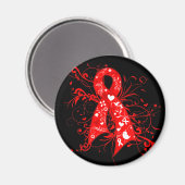 Aimant Ruban Fleurs MDS (Recto/Verso)