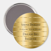 Aimant Ruban Glam Gold (Recto/Verso)