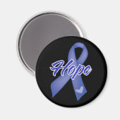 Aimant Ruban Hope - Colon Cancer (Recto/Verso)