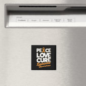 Aimant Ruban Love Cure Support Leukemia Sensibilisation (In Situ (Lave-vaisselle))