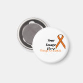 Aimant Ruban orange standard par Kenneth Yoncich (Recto/Verso)