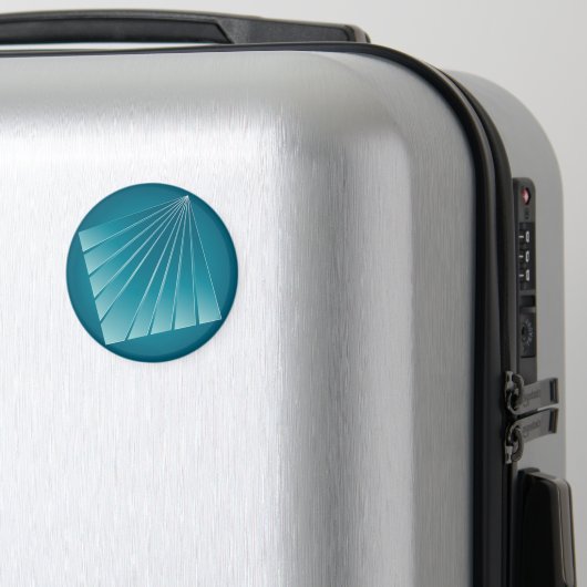 Aimant Rubans turquoise (In Situ (Bagages))