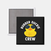 Aimant Rubber Duckie Crew Funny Rubber Duck (Recto/Verso)