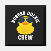 Aimant Rubber Duckie Crew Funny Rubber Duck (Devant)