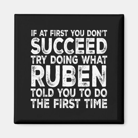 Aimant Ruben - If At First You Don't Succeed Try Doing Wh (Devant)