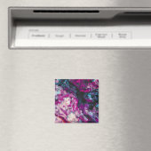 Aimant Ruby et Sapphire Crystal Geode Abstrait (In Situ (Lave-vaisselle))