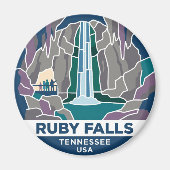 Aimant Ruby Falls États-Unis (Devant)
