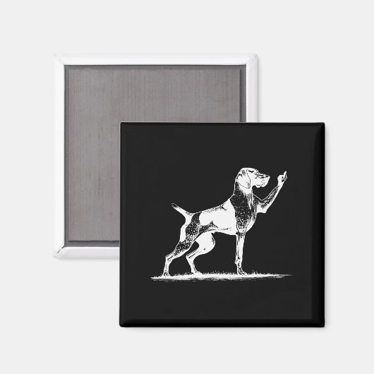 Aimant Rude Inter Dog Hole German Shorthaired Inter Dog (Recto/Verso)