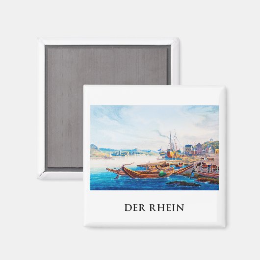 Aimant Rüdesheim, Allemagne 01C (Recto/Verso)