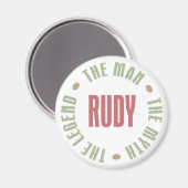 Aimant Rudy l'homme le mythe la légende (Recto/Verso)