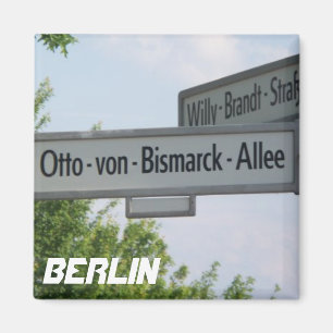 Aimant Rue de Berlin, Allemagne Willy Brandt