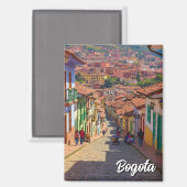 Aimant Rue de Bogota Colombie La Candelaria Bogotá (Recto/Verso)