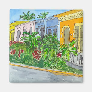 Aimant Rue de la vieille ville de Mazatlán, Mexique