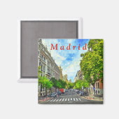 Aimant Rue de Madrid. (Recto/Verso)