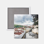 Aimant Rue du centre de Prague (Recto/Verso)