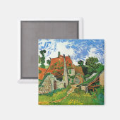 Aimant Rue du village par Vincent van Gogh (Recto/Verso)