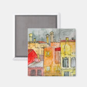 Aimant Rue italienne (Recto/Verso)