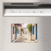 Aimant Rue pavée à Paros Grèce Ile Voyage (In Situ (Lave-vaisselle))