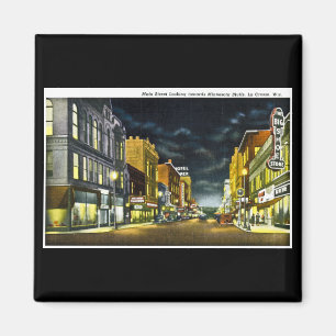 Aimant Rue principale, La Crosse, le Wisconsin