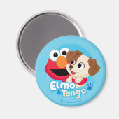 Aimant Rue Sésame | Badge Elmo & Tango (Recto/Verso)