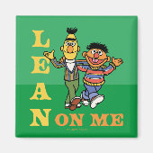 Aimant Rue Sésame | Bert & Ernie Lean sur moi (Devant)