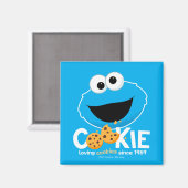 Aimant Rue Sésame | Cookie Monster Lookies (Recto/Verso)