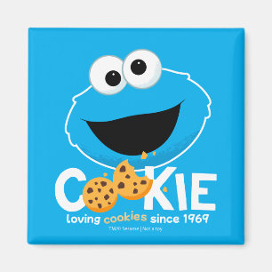 Aimant Rue Sésame   Cookie Monster Lookies